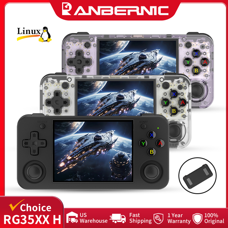 Retro Gaming La - Anbernic RG35XX H Retro Handheld Game