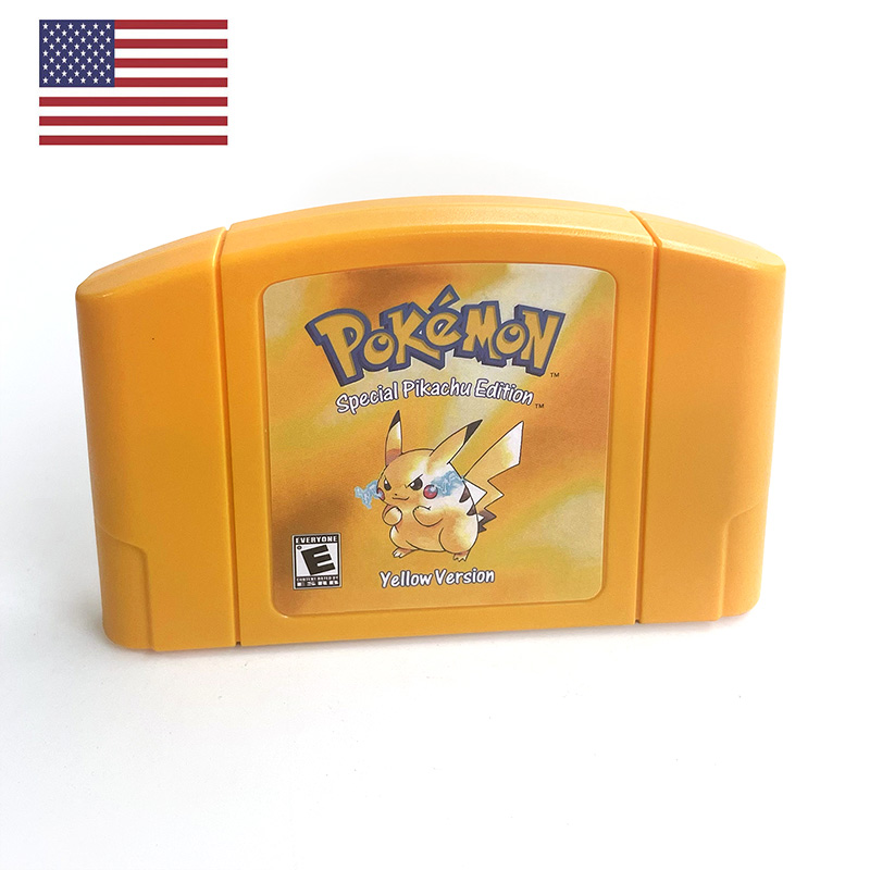 Retro Handheld Console - USA NTSC Version English Pokemon Yellow