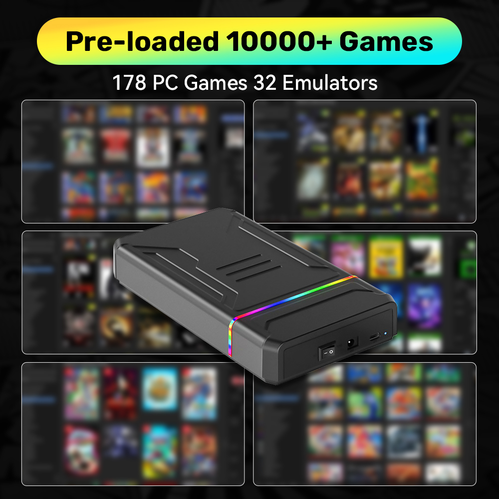 3TB External Retro Game HDD Em - Retro Gaming Hard Drive 评论和价格