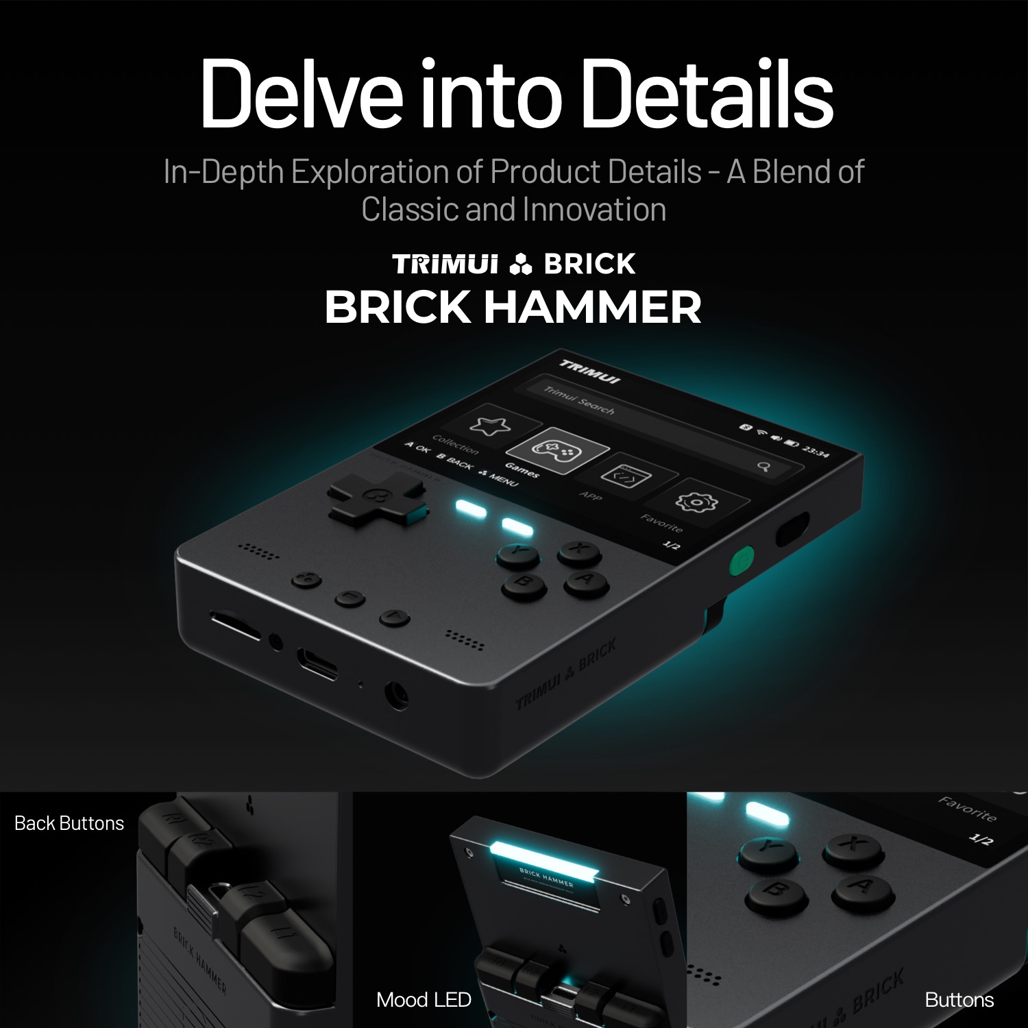 AMPOWN TRIMUI BRICK Metal Retr - Retro Gaming Realm 评论和价格