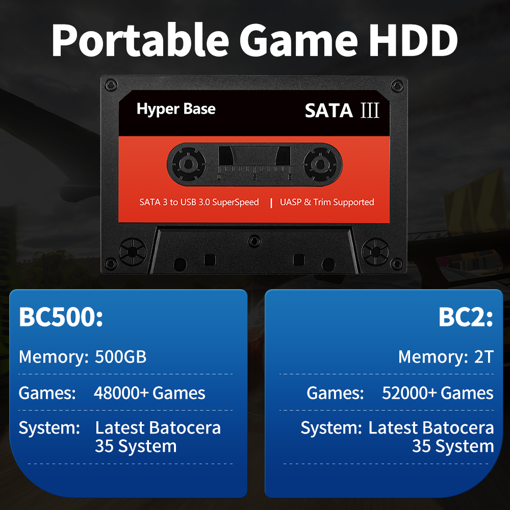 JMachen 500G/2TB Gaming Hard D - Retro Gaming Hard Drive 评论和价格
