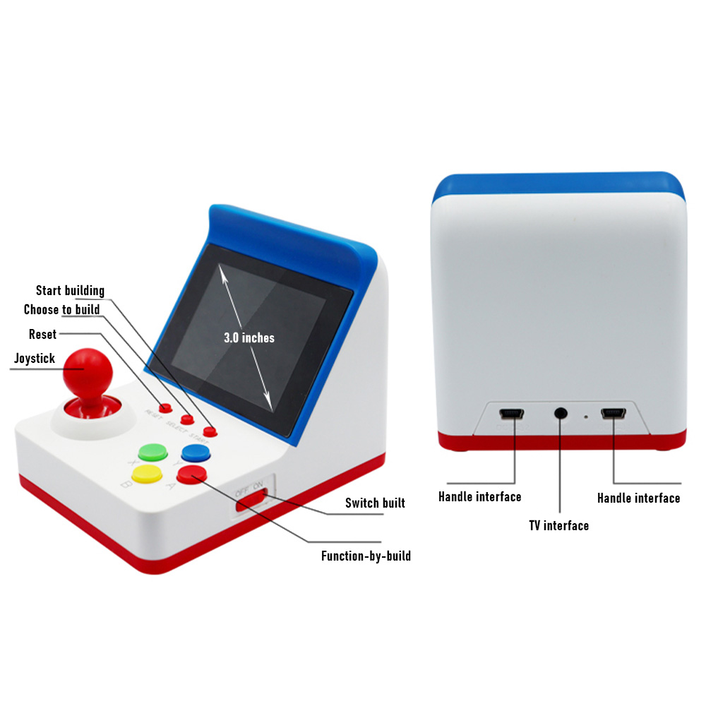 360 Video Games3inch 8Bit Port - Retro Handheld Console 评论和价格