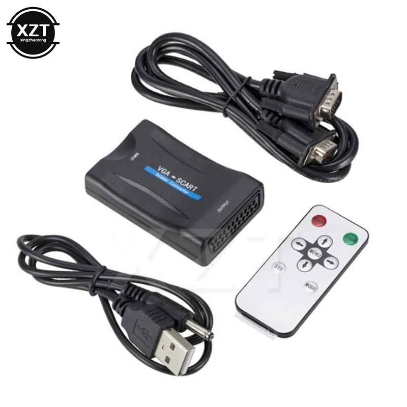 VGA to SCART Video Audio Conve - Controller Adapter Usb 评论和价格