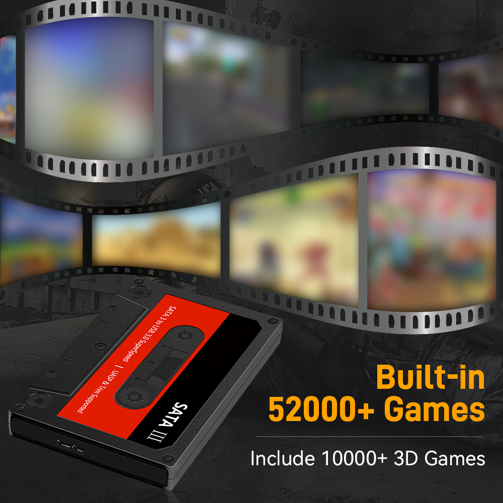 Batocera 500G/2T Emulator Game - Retro Gaming Hard Drive 评论和价格