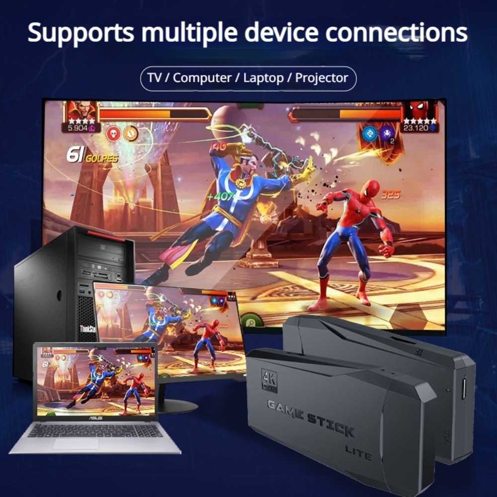 Portable 4K Retro Game Stick C - Retro Gaming La 评论和价格