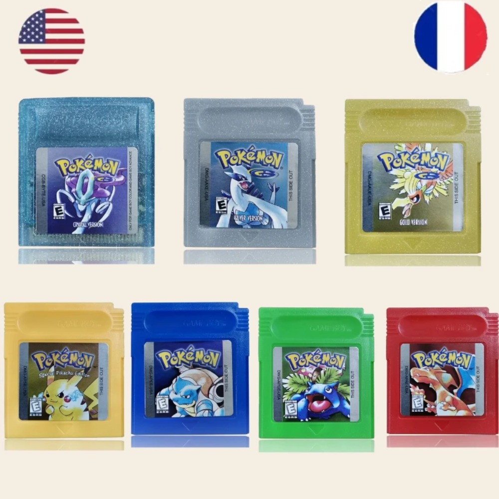 GBC 16 bit Pok é mon game cart - Retro Gaming Kit 评论和价格