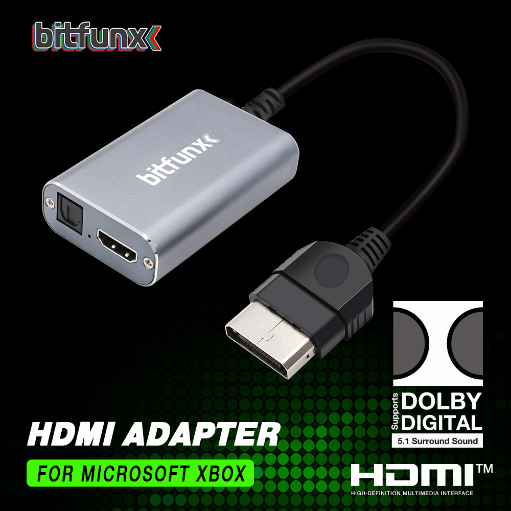 Bitfunx HDMI™ Adapter for XBOX - Retro Gaming Realm 评论和价格