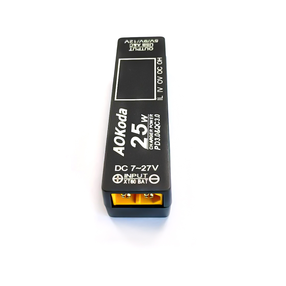 AOKoda XT60 to PD3.0 Lipo Batt - Controller Adapter Usb 评论和价格