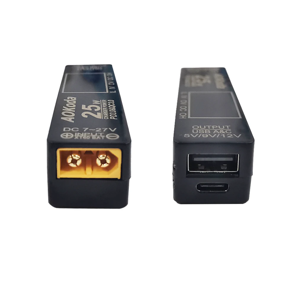 AOKoda XT60 to PD3.0 Lipo Batt - Controller Adapter Usb 评论和价格