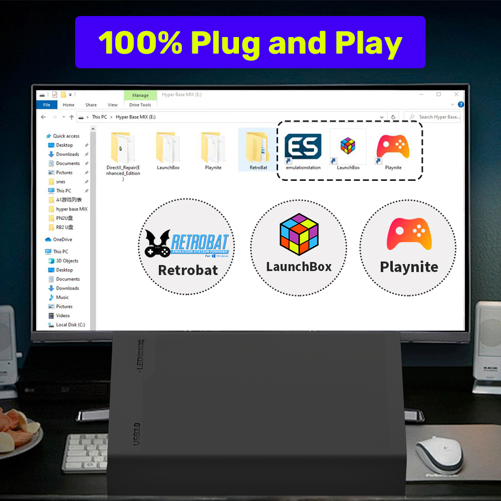 Mix500G Portable Game Hard Dri - Retro Gaming Hard Drive 评论和价格