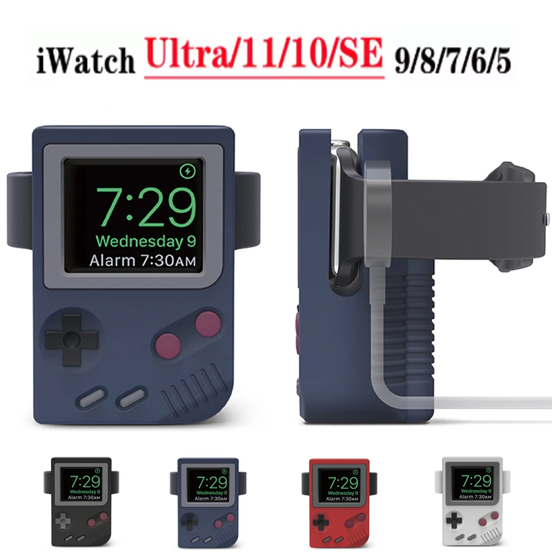 Silicone Holder for IWatch Cha - Retro Handheld Console 评论和价格